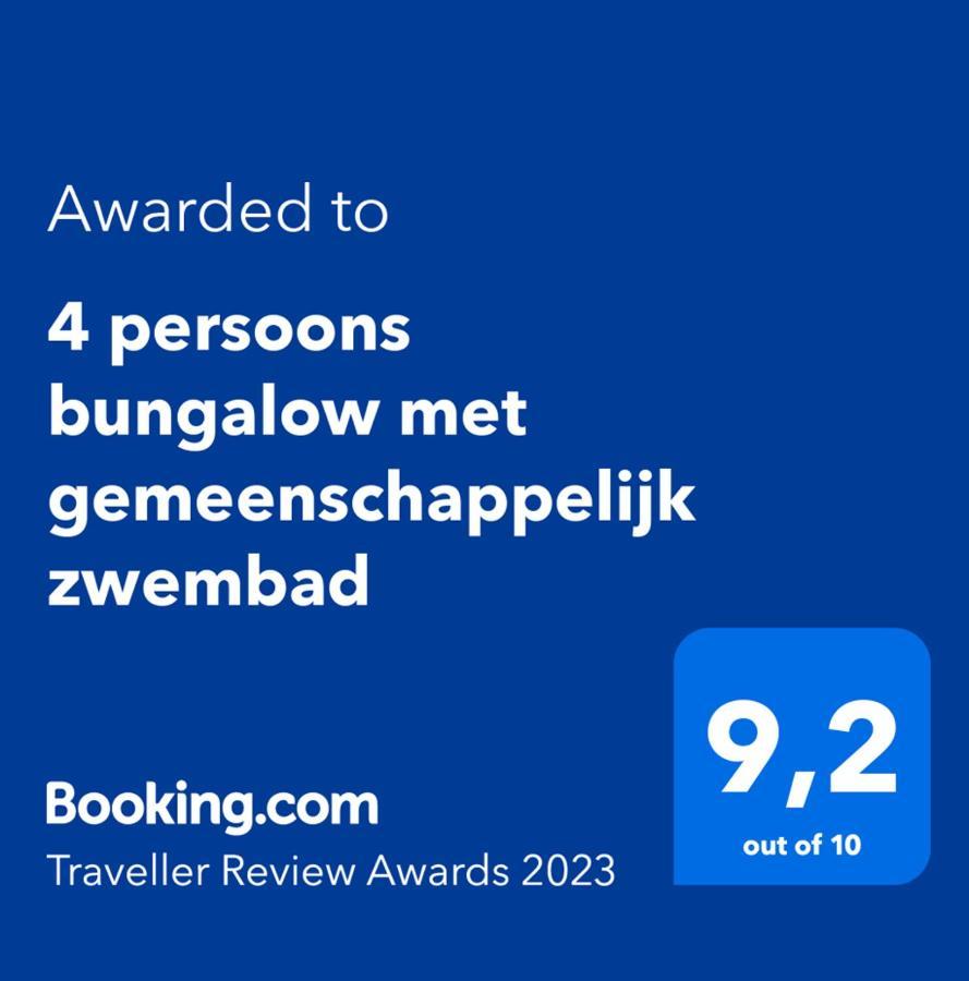 טאולאדה 4 Persoons Bungalow Met Gemeenschappelijk Zwembad מראה חיצוני תמונה